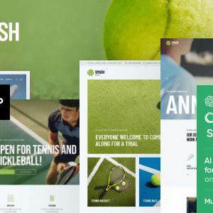 Smash Nulled – Tennis WordPress Theme