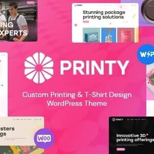 Printy v1.0 Nulled – Custom Printing & T-Shirt Design WordPress Theme