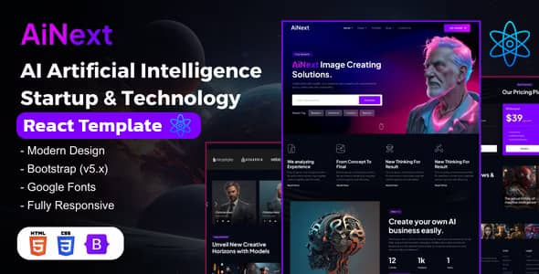 AiNext v1.2 Nulled - AI Agency & Startup WordPress Theme