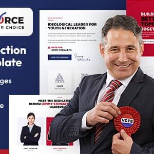 UnityForce Nulled – Politics & Election HTML Template