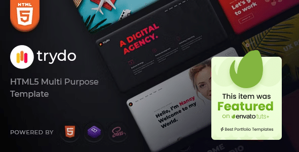 Trydo Nulled - Agency and Portfolio Template