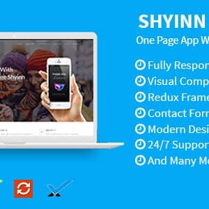 Shyinn v1.4 Nulled – One Page App WordPress Theme