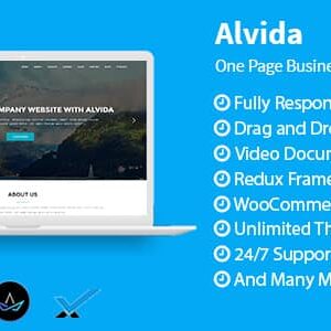 Alvida v1.3 Nulled – One Page Business WordPress Theme