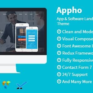 Appho v1.3 Nulled – App & Software Landing Page WordPress Theme