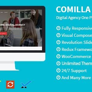 Comilla v1.6 Nulled – Digital Agency One Page WordPress Theme