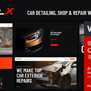 DetailX v1.10.0 Nulled – Car Detailing, Shop & Repair WordPress Theme