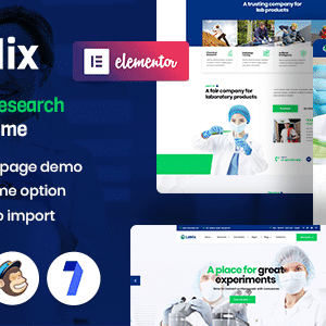Leblix v1.9 Nulled – Laboratory & Research WordPress Theme