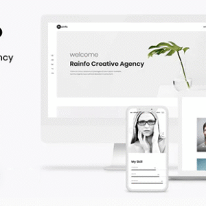 Rainfo Nulled – Vue JS Minimal Agency and Portfolio Template