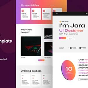 Jara v1.0 Nulled – Personal Portfolio React NextJS Template