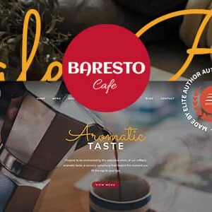 Baresto Nulled – Cafe, Bar and Restaurant Website Template