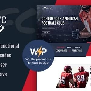 Conquerors v1.2.13 Nulled – American Football & NFL WordPress Theme