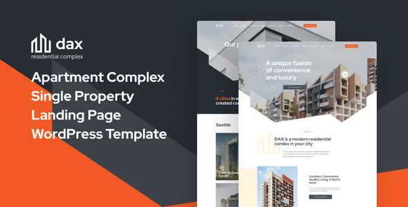 DAXX v1.0 Nulled - Apartment Complex WordPress Theme