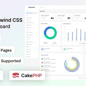 Konrix Nulled – CakePHP Tailwind CSS Admin & Dashboard Template
