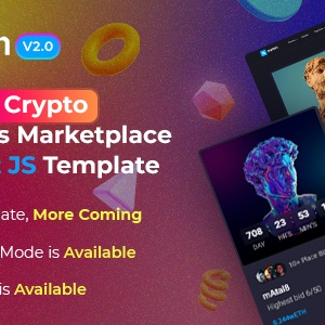 Nuron v2.0 Nulled – NFT Marketplace React NextJS Template