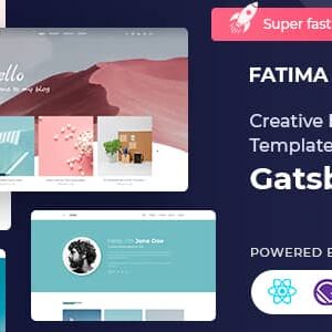 Fatima Nulled – Gatsby Blog Template