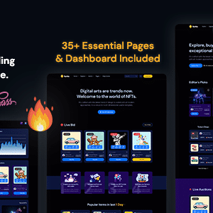 Funto Nulled – React NFT Marketplace