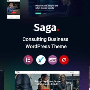 Saga v2.3 Nulled – Business Consulting WordPress Theme