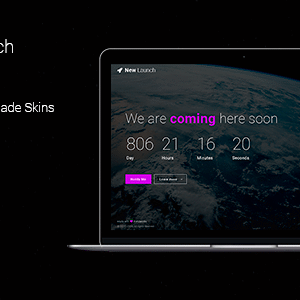 New Launch Nulled – Responsive Coming Soon Page HTML