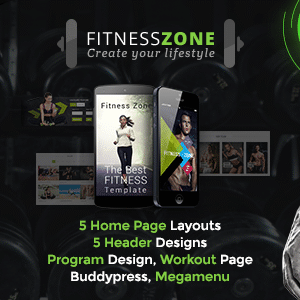 Fitness Zone v5.3 Nulled – WordPress Theme