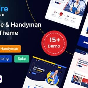Hendre v1.0 Nulled – Repaire, Plumbing & Handyman Services WordPress Theme