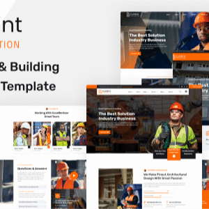 Euildint Nulled – Construction Building React NextJS Template