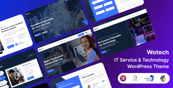 Wotech v1.0 Nulled - IT Service WordPress Theme