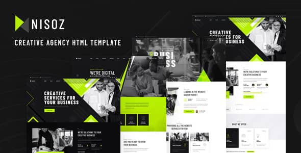 Nisoz Nulled - Creative Agency HTML Template