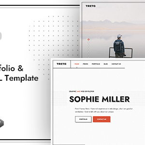 TRETO Nulled – Personal Portfolio Template