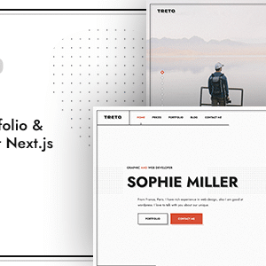 TRETO Nulled – Personal Portfolio React NextJS Template