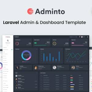 Adminto Nulled – Laravel Admin Dashboard Template