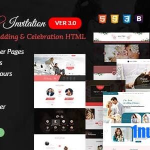 Wedding Event Nulled – Wedding Invitation and Celebration HTML Template