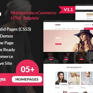 The Shop Nulled – Multipurpose e-commerce HTML Template