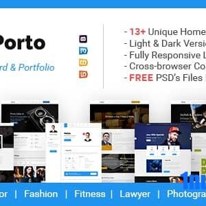 My Porto Nulled – Resume and vCard HTML Template