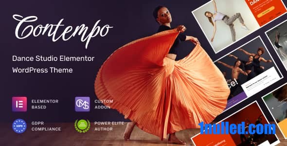 Contempo v1.0.11 Nulled - Dance School WordPress Theme