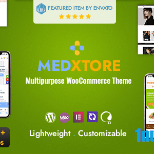 MedXtore v3.2 – Responsive Multipurpose Elementor WooCommerce WordPress Theme
