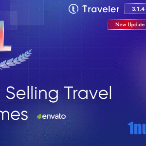 Traveler v3.1.7 Nulled – Travel Booking WordPress Theme