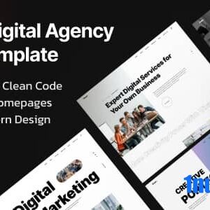 Vixan Nulled – Digital Agency Portfolio HTML Template