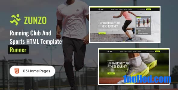 Zunzo Nulled - Running Club and Sports HTML Template