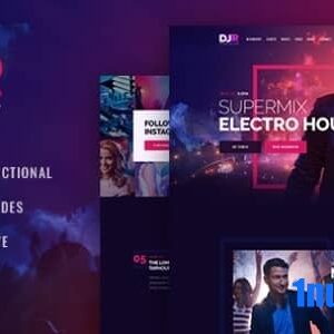 DJ Rainflow v1.3.13 Nulled – Music Band & Musician WordPress Theme