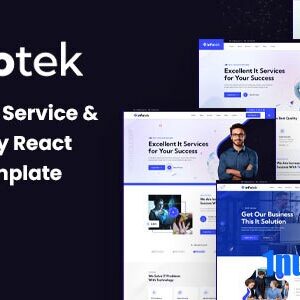Infotek Nulled – IT Service & Technology React NextJS Template