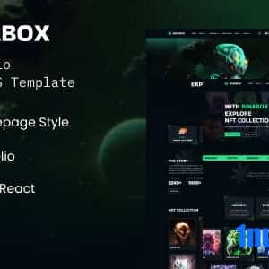 Binabox Nulled – NFT Portfolio React NextJS Template