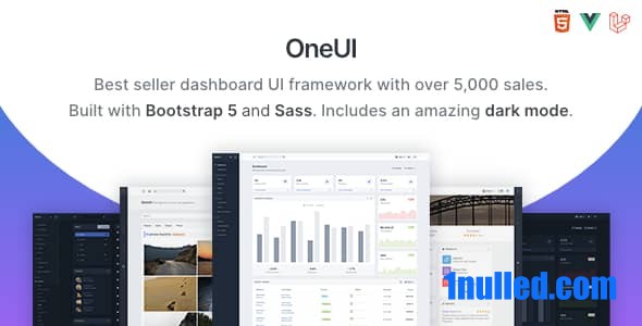 OneUI v5.9 Nulled - Bootstrap 5 Admin Dashboard Template, Vue Edition & Laravel 11 Starter Kit