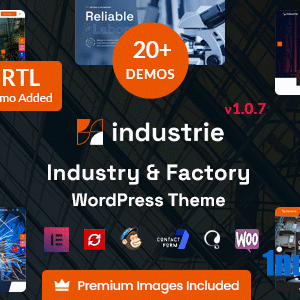 Industrie v1.0.7 Nulled – Factory & Industry WordPress Theme