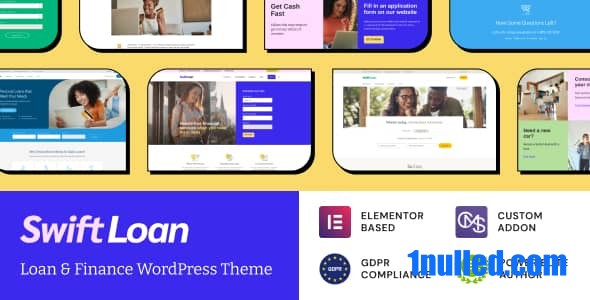 Swift Loan v1.1.4 Nulled - Payday & Banking Finance WordPress Theme
