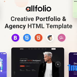 Allfolio Nulled – Creative Portfolio & Agency HTML Template