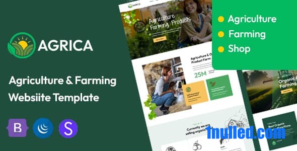 Agrica Nulled - Agriculture HTML Template