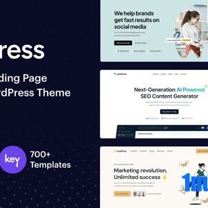 LandPress v1.1 Nulled – Marketing Landing Page Elementor WordPress Theme