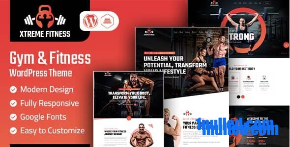Xtreme Fitness v1.0 Nulled - Gym & Fitness WordPress Theme