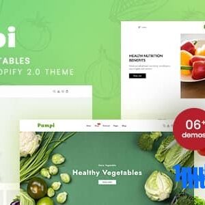 Pumpi v1.0 Nulled – Organic Vegetables Responsive Shopify 2.0 Theme
