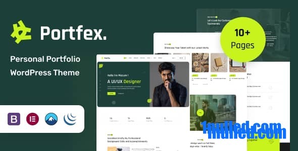 Portfex v1.0.0 Nulled - Personal Portfolio WordPress Theme